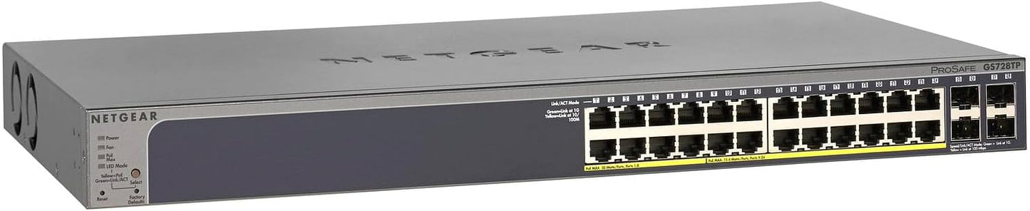 NETGEAR 28-Port PoE Gigabit Ethernet Smart Switch
