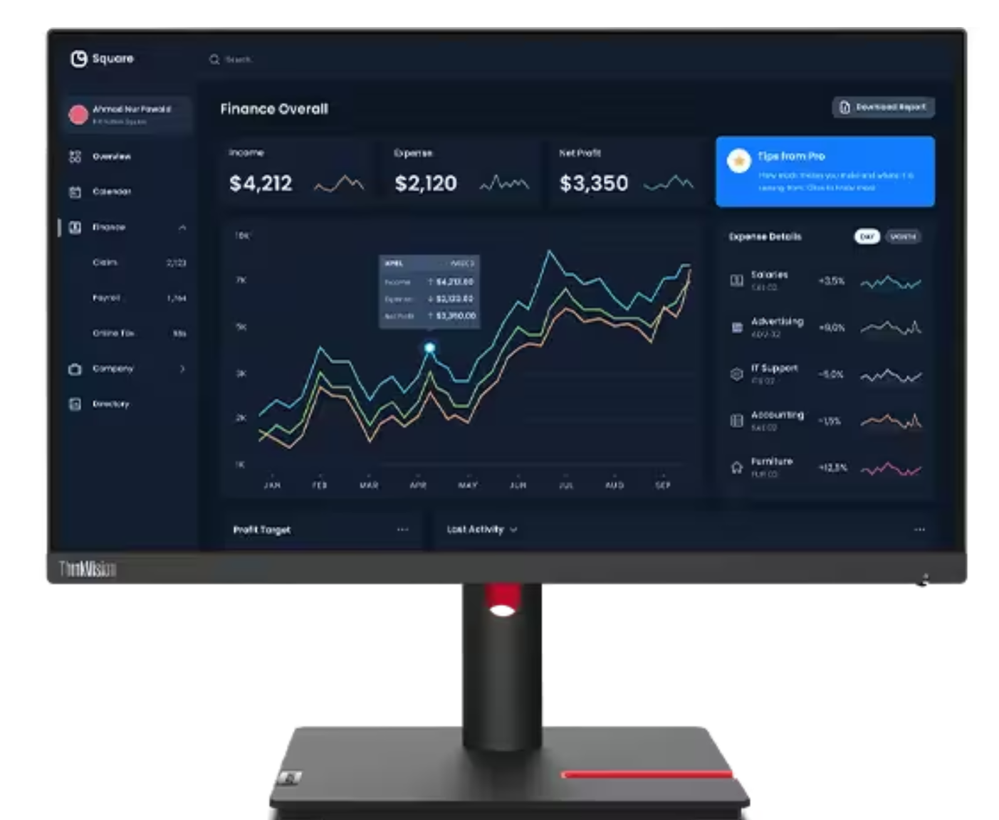 21.5 - inch Monitor - ThinkVision S22e-20