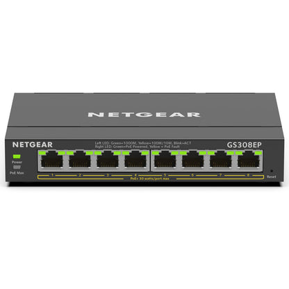 Netgear 8-Port Gigabet PoE+ Compliant Managed Switch