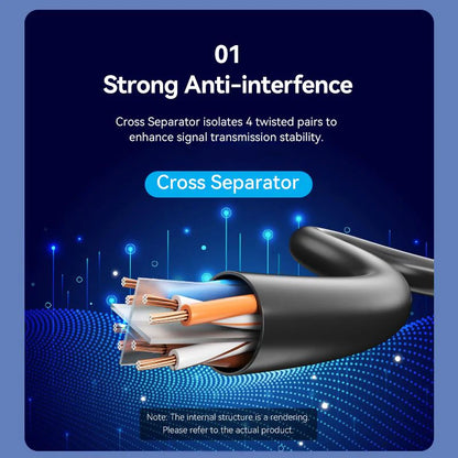 Cat 6 0.5M Patch Cable