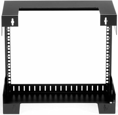 2-Post 8U Heavy-Duty Wall-Mount Network Rack