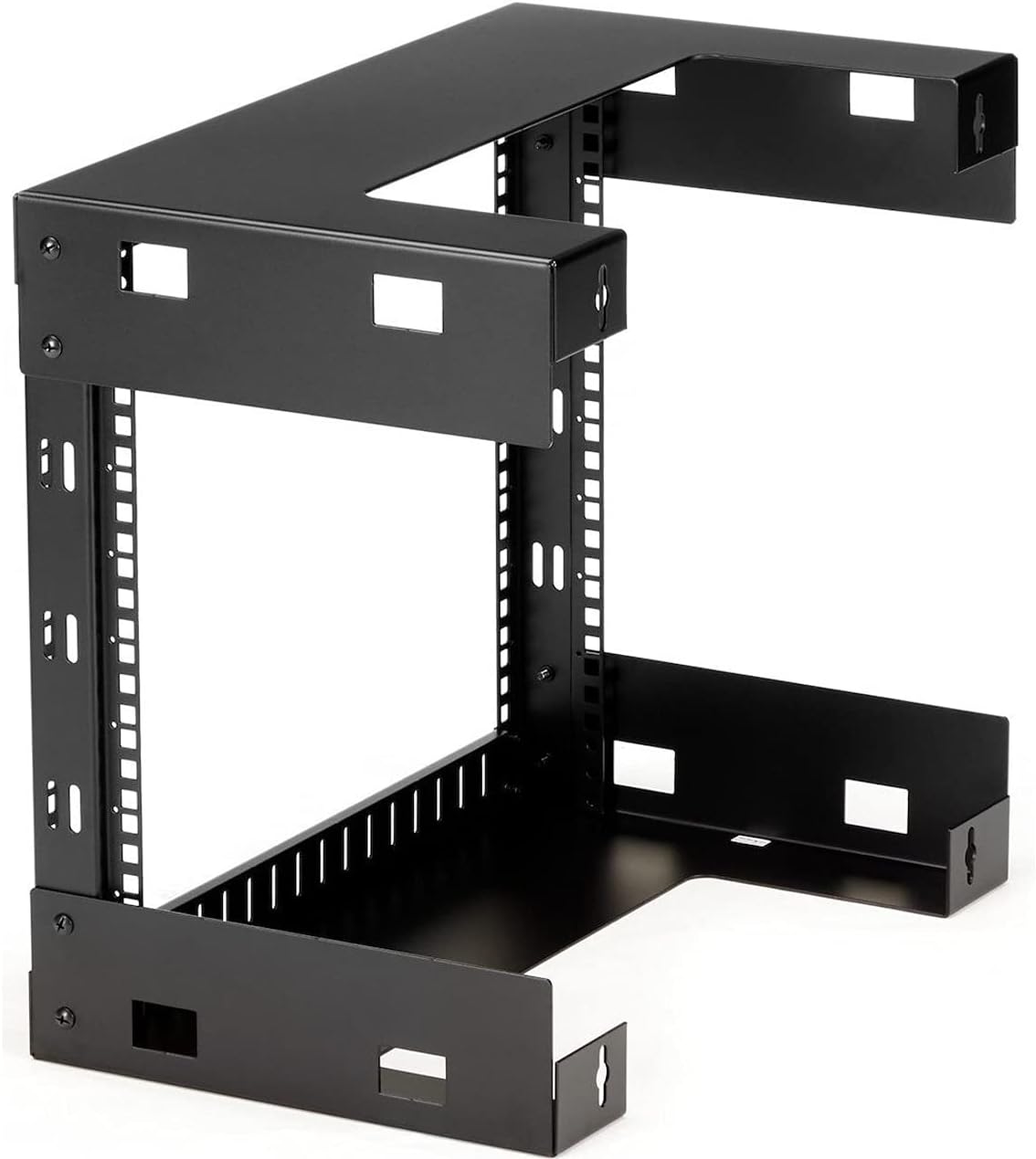 2-Post 8U Heavy-Duty Wall-Mount Network Rack