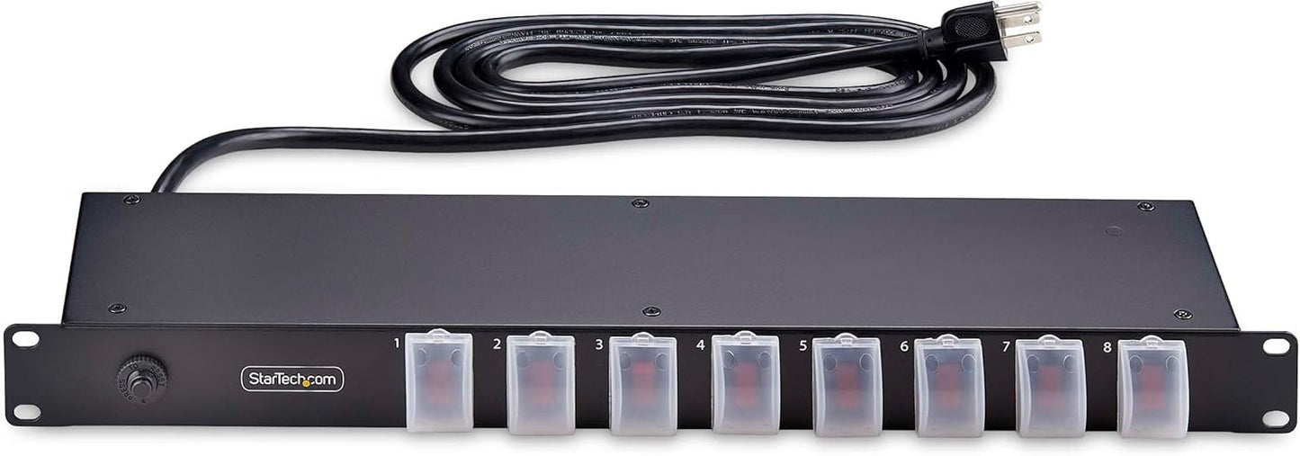 StarTech 8-Outlet Rack Mounted PDU
