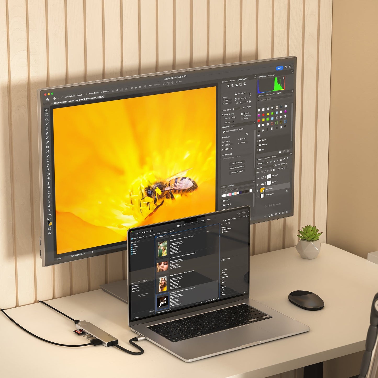 Satechi 7-in-1 USB-C Slim Multiport Adapter with Ethernet