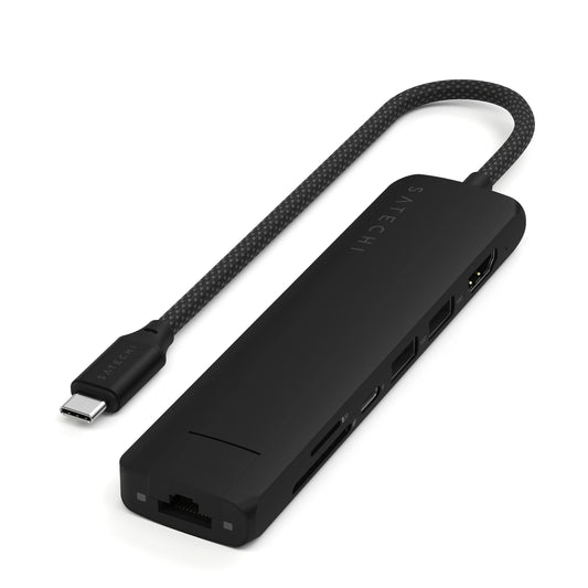 Satechi 7-in-1 USB-C Slim Multiport Adapter with Ethernet