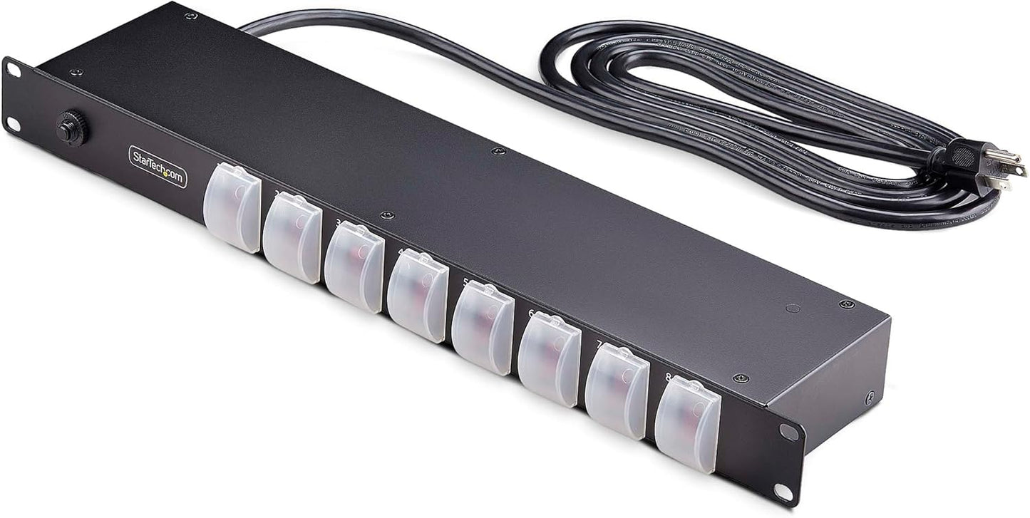 StarTech 8-Outlet Rack Mounted PDU