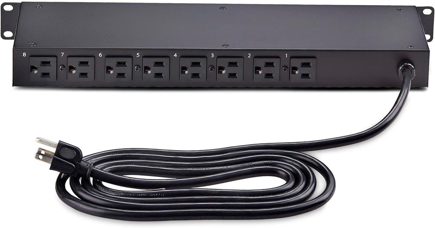 StarTech 8-Outlet Rack Mounted PDU