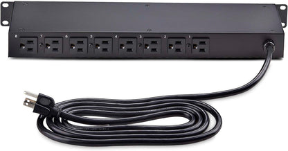 StarTech 8-Outlet Rack Mounted PDU