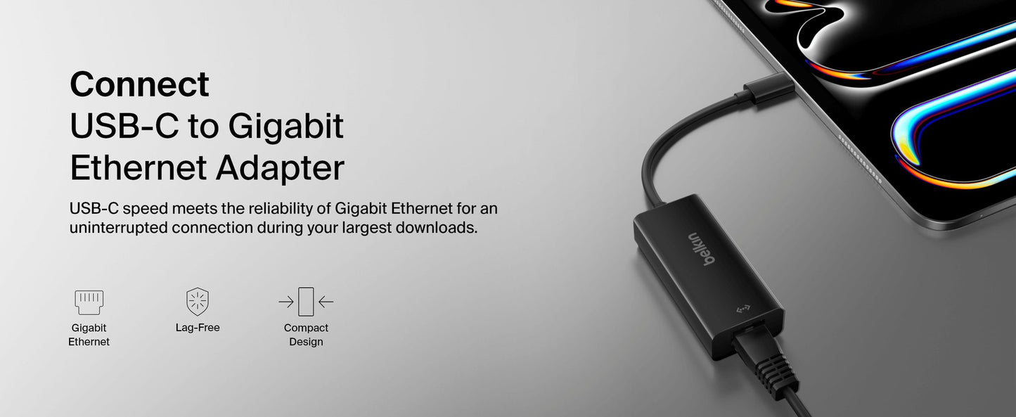 Belkin USB-C to Ethernet Adapter