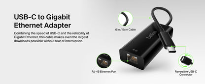 Belkin USB-C to Ethernet Adapter