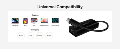 Belkin USB-C to Ethernet Adapter