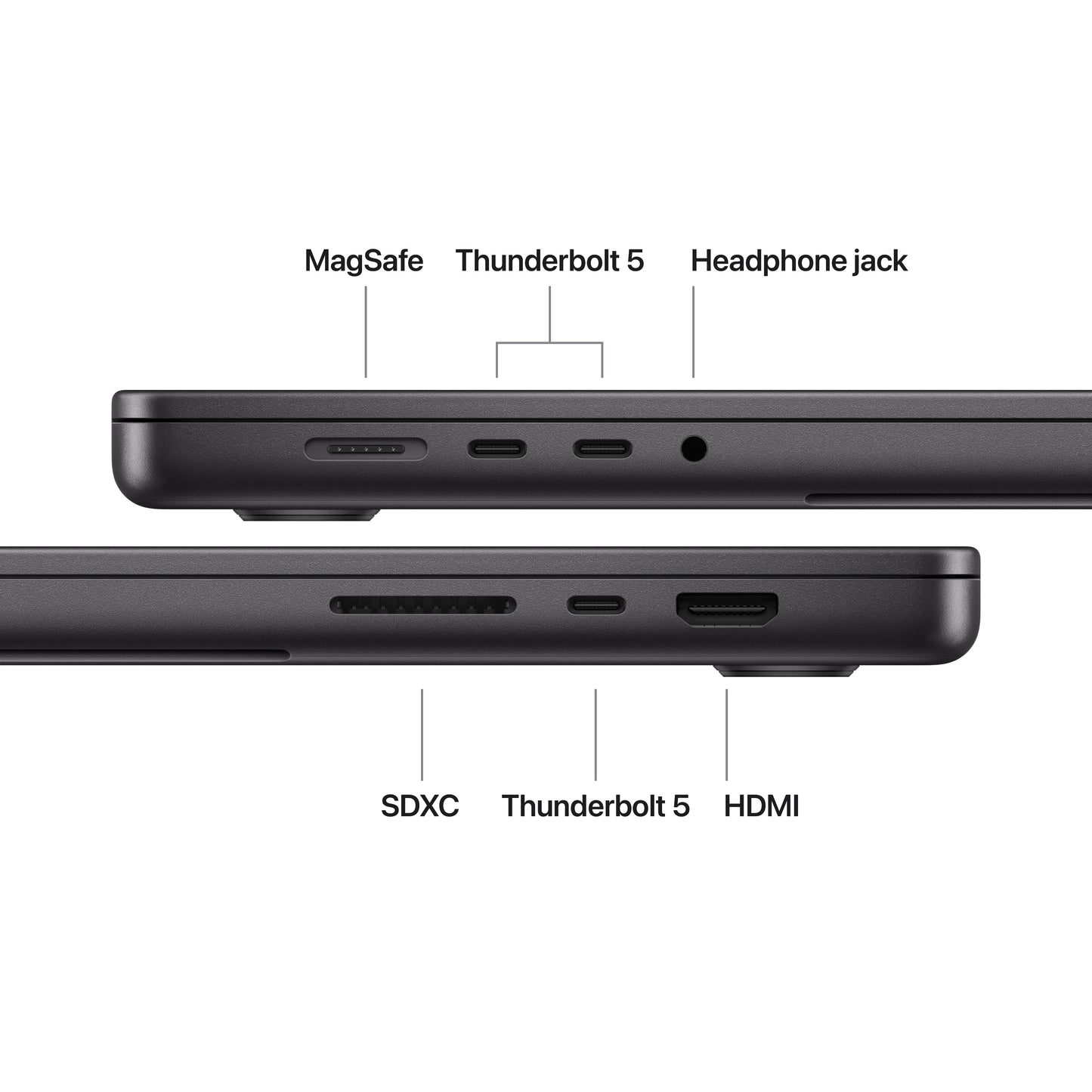 MacBook Pro 16-inch - M5 Pro - Space Black